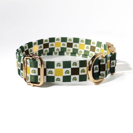 Classic Gold Checker Collar