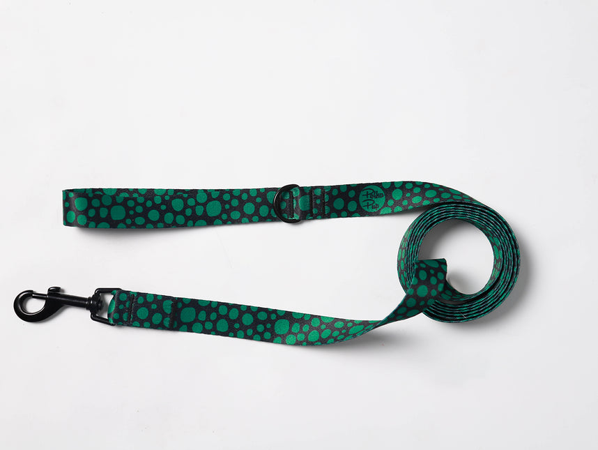 Midnight Clover Green Leash